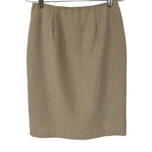 Toni Garment For Cc Magic Womens Straight Skirt‎ Beige Knee Length Lined USA 10